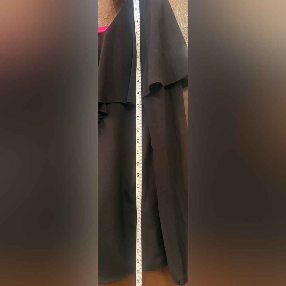 Haute Hippie NWT off shoulder black ruffle blouse. Nordstrom ex sm /sm reg $345 - Picture 7 of 10